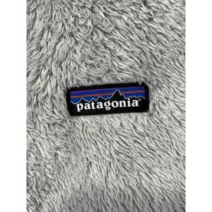 Patagonia Los Gatos Fleece Vest Gray Full Zip High Pile Sherpa Women’s XL thumbnail 4