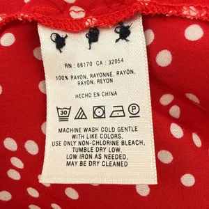 Maeve Anthropologie Bagatelle‎ Red Polka Dot Long Sleeve Button Down Blouse 10 thumbnail 9
