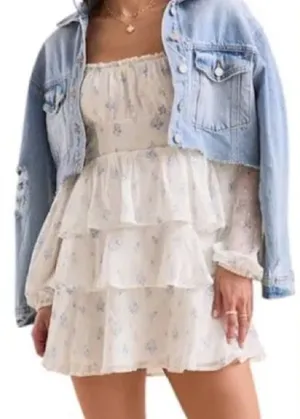 NWOT Altar’d state Atiana floral mini dress thumbnail 1