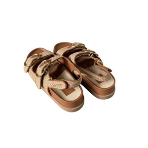 Dolce Vita Starla Sandals TAN MULTI WOVEN 8 NWOT thumbnail 5