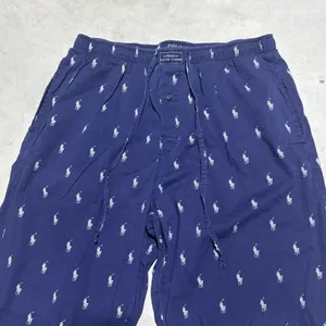 Polo Ralph Lauren AOP Pony Pants Men's SZ Large Blue Pajama Sleep Lounge Pants thumbnail 2