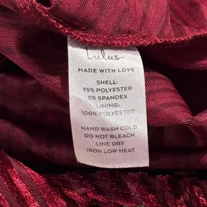 Lulus Bodysuit Velvet Burnout Bustier Whimsigoth Witchy Romantic Burgundy Small thumbnail 4