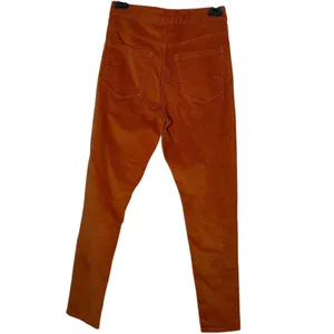 Forever 21 Burnt Orange High Rise Corduroy Pants Size‎ XS Retro BOHO Skinny thumbnail 5