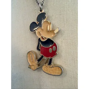 Vintage Walt Disney Productions Mickey Mouse Pendant Necklace thumbnail 5