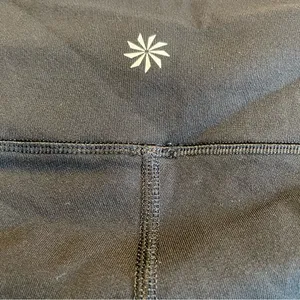 Athleta Mind over Mat Capri Lattice Cut Out Leggings Women’s size small Black thumbnail 4