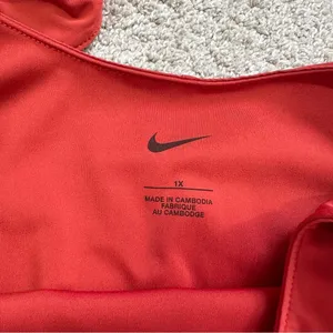 Nike Womens Bliss Luxe Training Dress Sleeveless Built in Short Tennis Orange 1X thumbnail 12