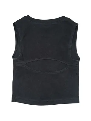 Urban Outfitters Rhinestone cherry black open back tank top women’s size M thumbnail 6