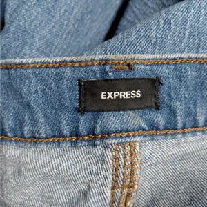Express 70s Flare Jeans Womens Size 14R Blue Denim Y2K Western Boho Festival thumbnail 8