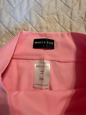 White Fox Boutique Shorts Pink Biker thumbnail 2