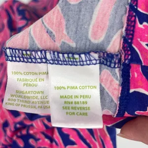 Lilly Pulitzer Alessia Did You Catch Dress Sz XXS Preppy Coastal Resort Pima thumbnail 9