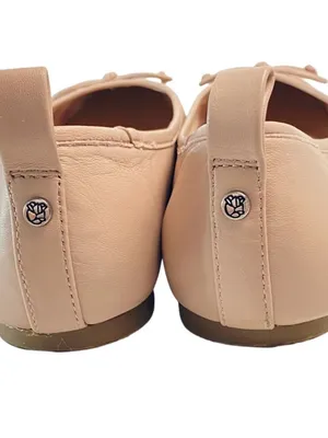 Draper James Women's Ballet Flats in Blush Pink with Bow thumbnail 3