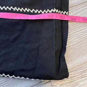 Anthropologie Valiante Panay Embroidered Caftan‎ Black Size Medium thumbnail 6