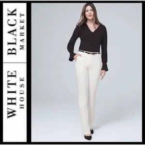 ✨WHBM The Boot Striped Sz 8P Pants✨ thumbnail 2