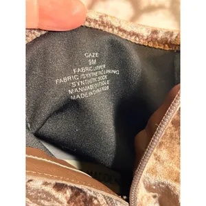 Steve Madden Brown Crushed Velvet Block Heel Ankle Boots thumbnail 11