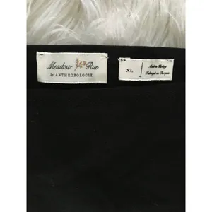 new meadow rue by anthropologie anthro black button tank top size XL thumbnail 4