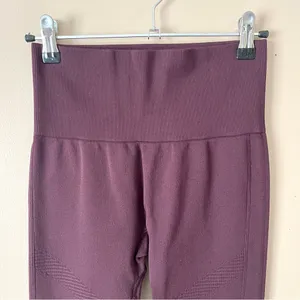 PINK VS | Burgundy High Waisted Leggings Sz S thumbnail 3