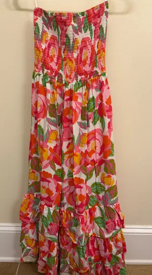 Dress Maxi Macy's Floral thumbnail 3