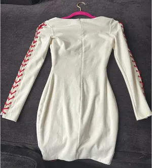 Oh Polly white long sleeve mini dress thumbnail 2