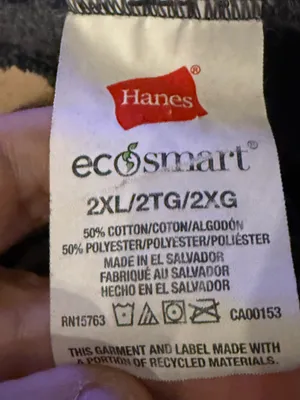 Hanes EcoSmart Dark Gray Sweatpants 2XL thumbnail 2