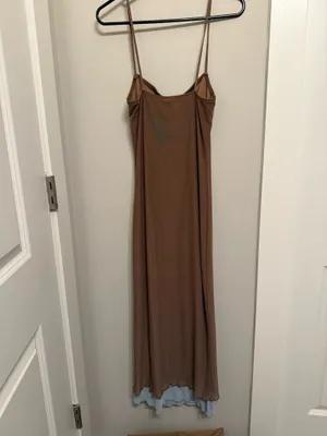 Motel BROWN MESH DRESS thumbnail 3