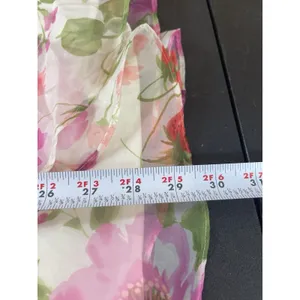 Abercrombie & Fitch Floral Strawberry Sheer Lined Tiered Strapless Dress NWT thumbnail 12