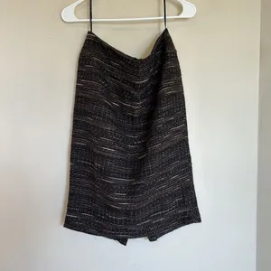 Lafayette 148‎ New York Tweed Boucle Blazer Skirt Jacket Size 6 Brown Work wear thumbnail 8