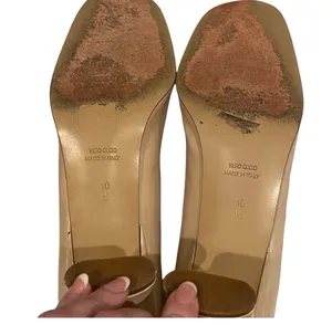 Kenneth Cole Retro Cocktail Hour Square Toe Heels Shoes Cream Tan 10 Dress thumbnail 8