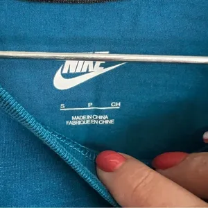 Nike Teal Blue‎ Hi Low Long Sleeve T-shirt thumbnail 3