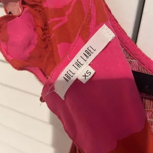 Abel The Label Women's Red and Pink Dress thumbnail 3