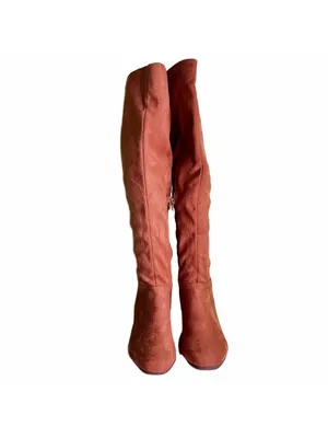 CL by Laundry Women's Over Knee High Tall Wedge Boot Size 7.5 thumbnail 3