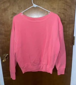Old Navy pink crewneck thumbnail 1