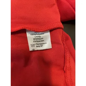 Iwollence XL Red Sleeveless Blouse Layered Chiffon Career Party Top thumbnail 10