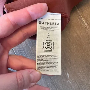 Athleta Wireless Seamless Padded Bra Maroon Size Small 661B thumbnail 3