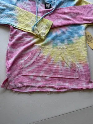 Brand New POP SURF Tie-Dye Pullover Hoodie – Size Small thumbnail 3