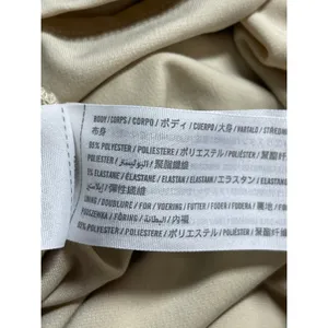 Abercrombie & Fitch Beige Khaki Colorblock Cutout Ruched Mini Bodycon Dress ST thumbnail 6