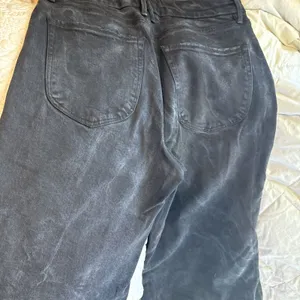 Good American Jeans Womens 10/30 Black Charcoal High Rise Wide Leg Palazzo thumbnail 6