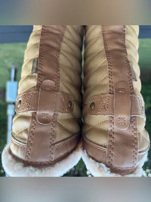 JBU by Jambu Lorna Cold-Weather Quilted Winter Duck Boots Tan Brown 9M thumbnail 9
