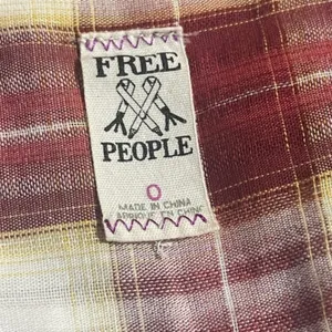 Free People Plaid Matador Tunic Top with Pockets 0 thumbnail 13