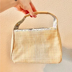 Vintage Victoria’s Secret Woven Floral Bag thumbnail 5