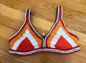 Vintage-Inspired Crochet Knit Bra Top thumbnail 2