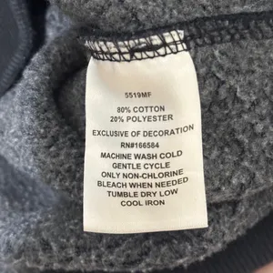 GAP Crewneck Sweatshirt Size Medium Washed Black Logo thumbnail 8