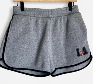 LA Teddy Bear Lounge Shorts - Heather Gray Graphic Sweat Shorts thumbnail 1
