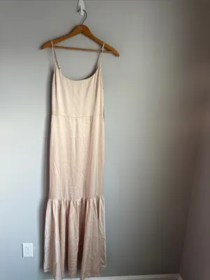 NEW Reformation Nasha Satin Maxi Dress Grand Cru Champagne Satin Cocktail 6 thumbnail 2