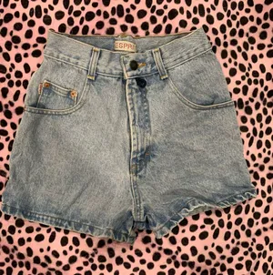 Esprit Vintage High Rise Denim Short Shorts thumbnail 1