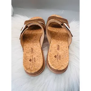 Clarks Cloudsteppers Step June Tide Sandals Rose Gold Cork Women’s 6.5M EU 37 thumbnail 3