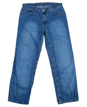 Vintage Polo Jeans‎ Co Ralph Lauren Saturday Jean Womens 8x29 Blue Straight Leg thumbnail 1