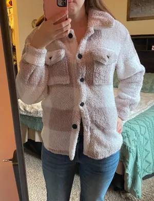 Fuzzy Jacket Gray thumbnail 1