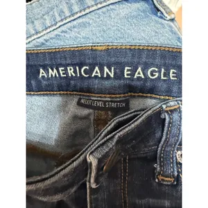 American Eagle High Rise‎ Denim Shorts Raw Hem Stretch Casual Summer 4 thumbnail 4