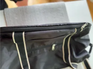 Source Unknown Black Nylon Large Duffle Bag Travel Bag Carry On Shoe Pocket Adjustable Strap thumbnail 13
