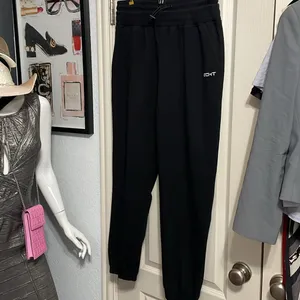ECHT Black Double Band Storm Joggers Athleisure Loungewear Gym Cozycore thumbnail 3